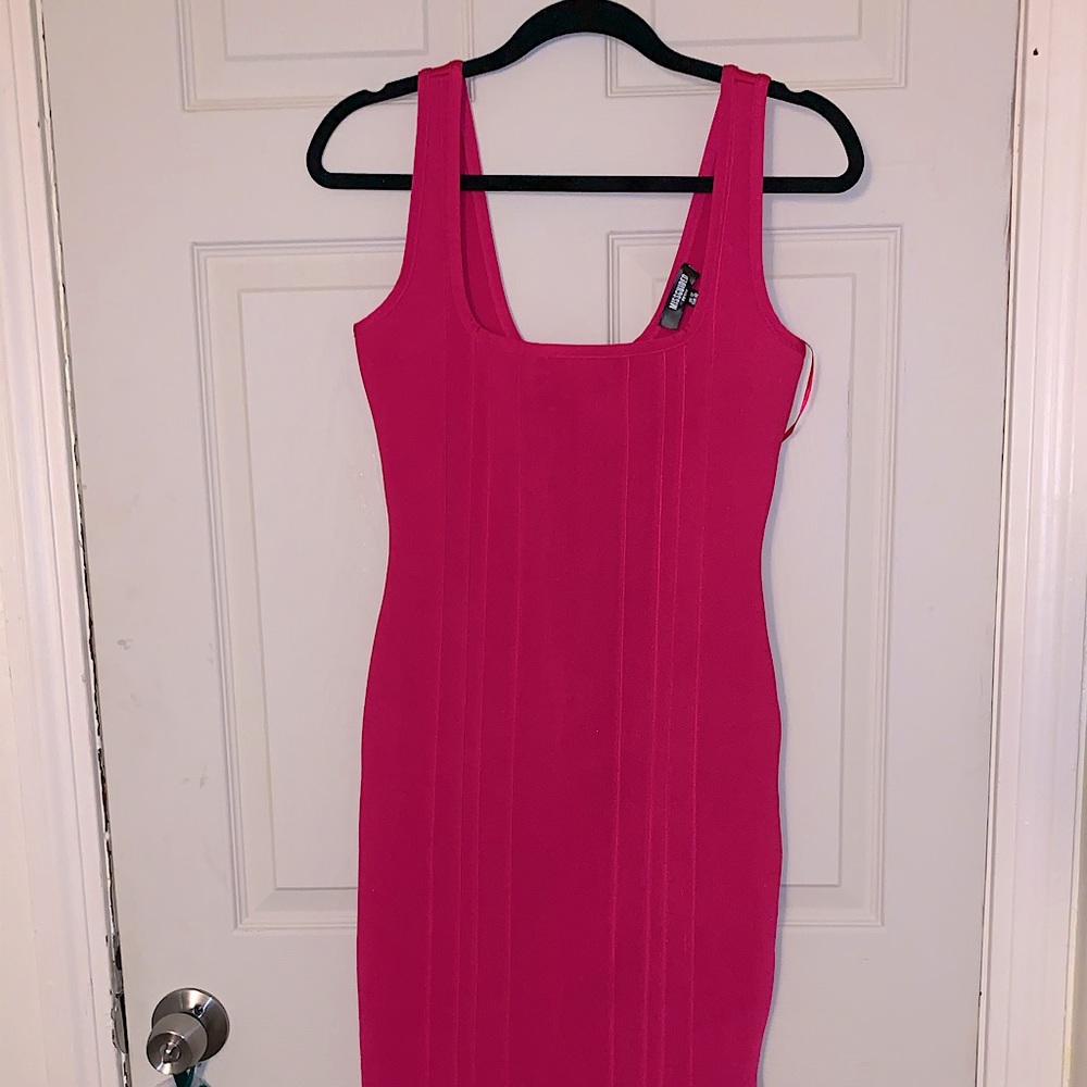 Misguided midi bandage dress